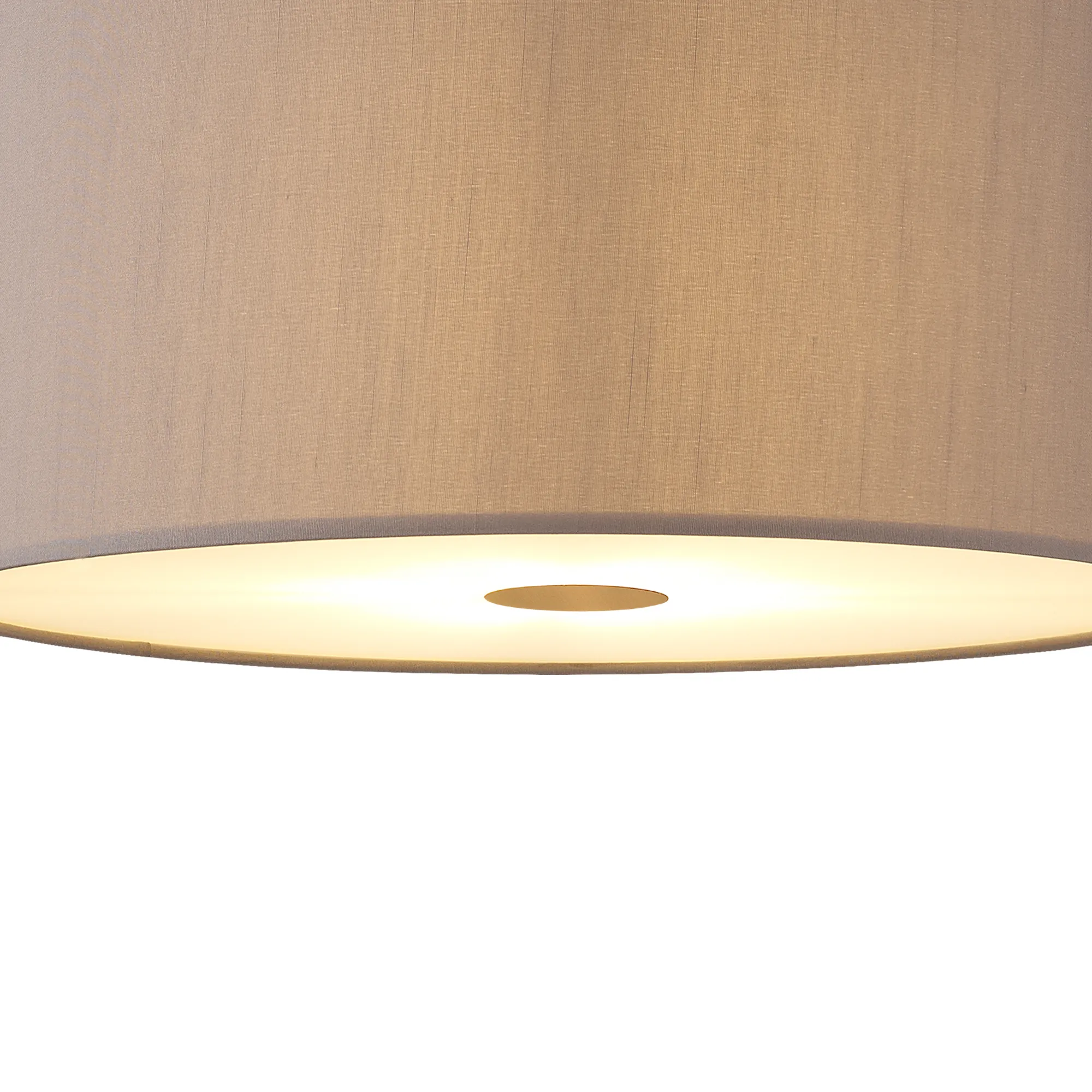 Baymont 40cm 3 Light Pendant Antique Brass, Grey, Frosted Diffuser DK0402  Deco Baymont AB GR